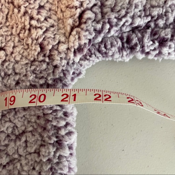 TIME & TRU SNOWTIPPED 3/4 ZIP PLUSH JACKET MEDIUM - Picture 5 of 6